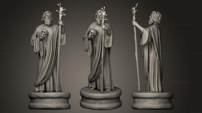 Religious statues ([Arkay Statue, STKRL_0058) 3D models for cnc
